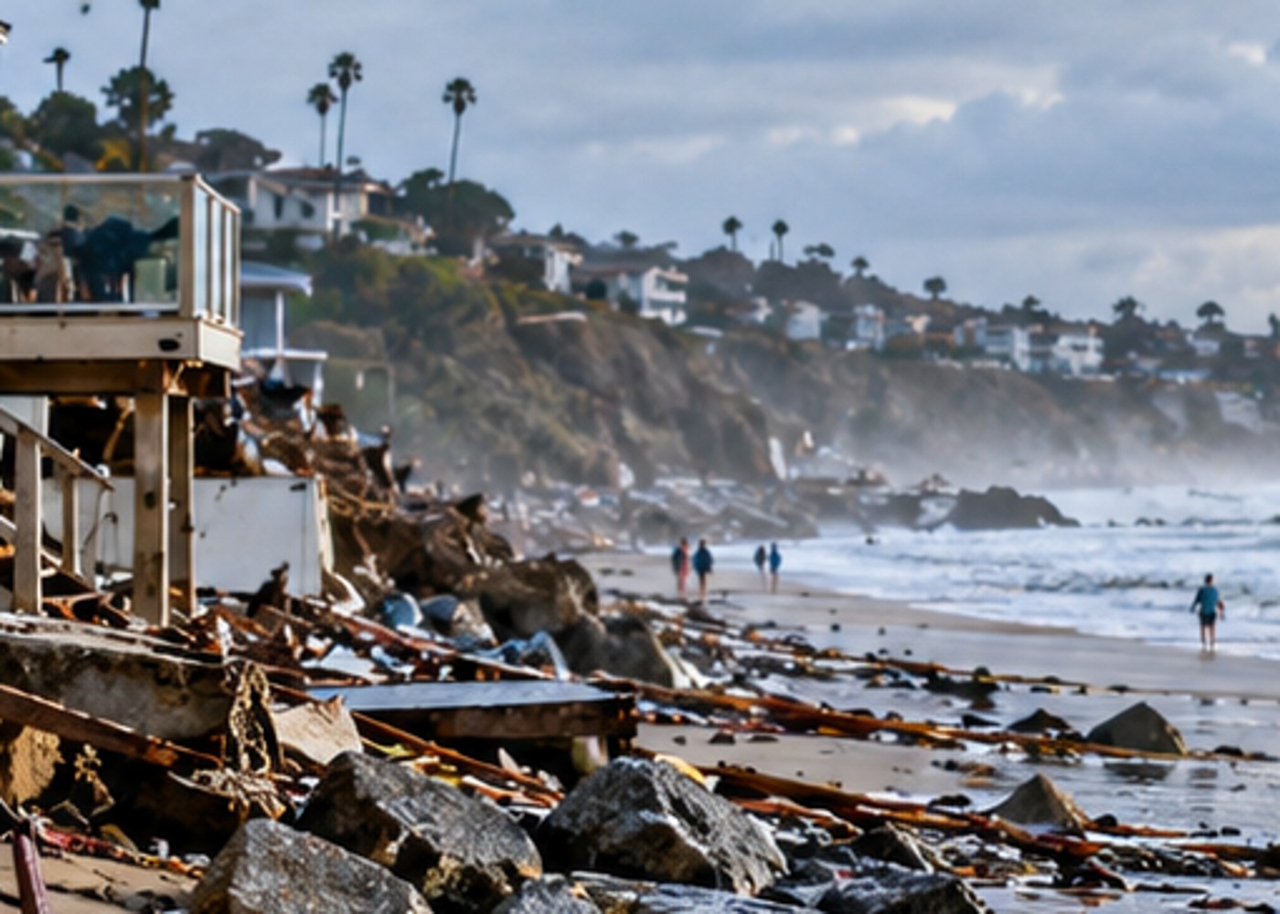 After the Storm: What Powerful Surf Can Leave Behind on California Beaches
