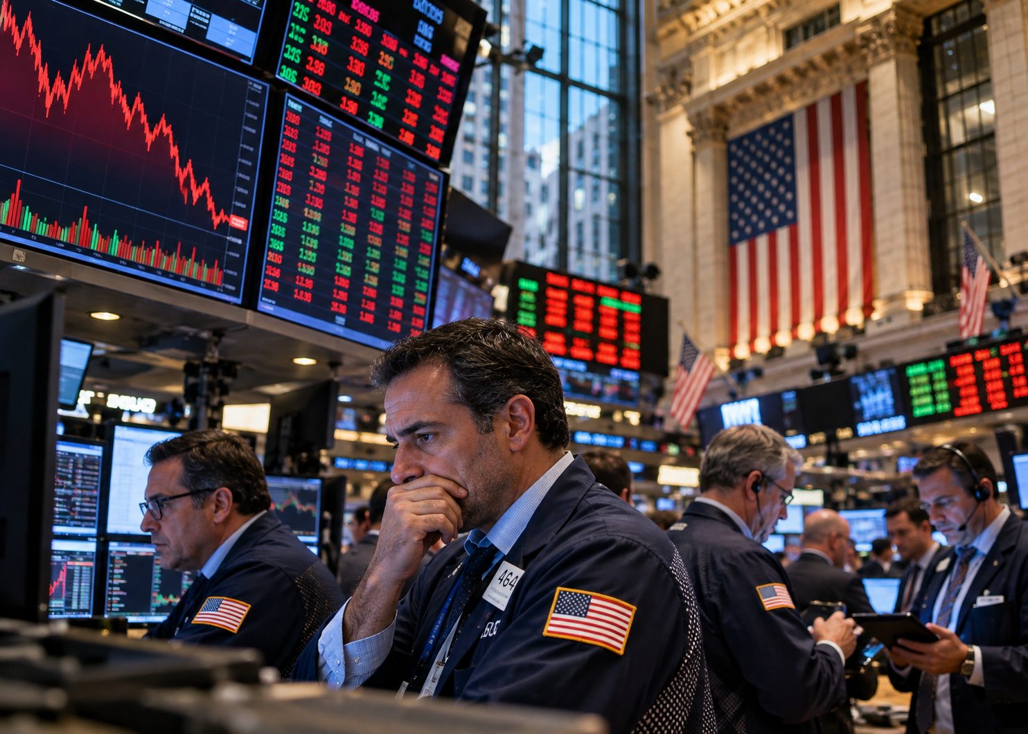 Wall Street Finishes Nearly Flat as Oil and Bond Yields Keep Investors on Edge